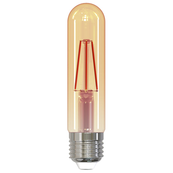 BULBRITE 776908 3 Watt T9 Filament Nostalgic - E26 Medium Base - 2100 Kelvin Warm White - 200 Lumens - Antique - 120 Volt