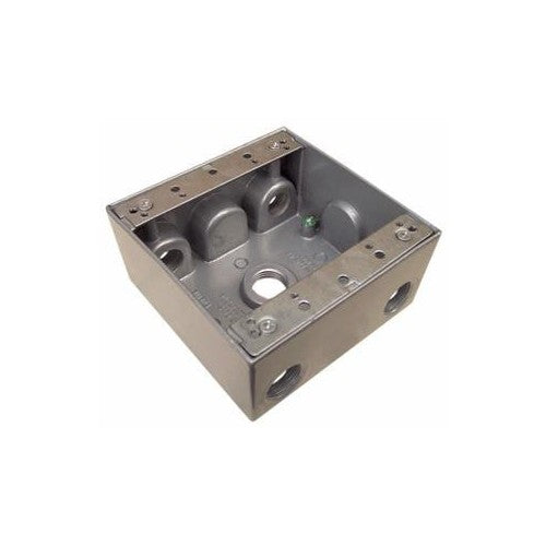 Morris Products 36250 WP 2 Gang Box 5-1/2 inch Holes