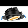 Lotus LED Lights - 3 Inch Eyeball - Round Gimbal LED Downlight - 30 Degree Tilt - 360 Degree Rotation