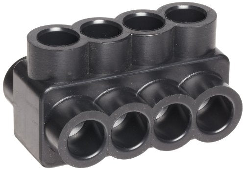 Morris Products 97614 #4- 4 Blk Insul Conn Dual