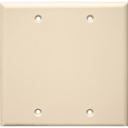 Morris Products 81523 Almond 2 Gang Blank