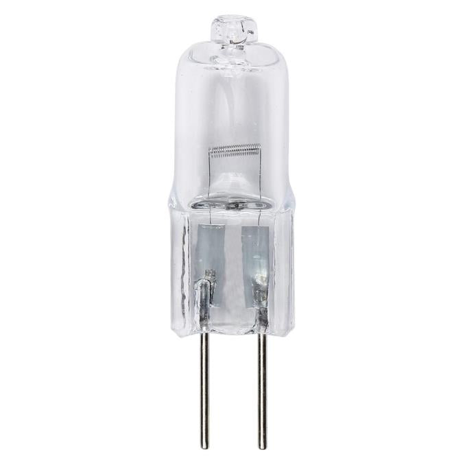 Westinghouse 0621800 35 Watt Halogen T3 Single-Ended Xenon Low Voltage Clear - 2900 Kelvin - Warm White - 550 Lumens - G4 Base - 12 Volt - Card - 2-Pack