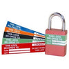 Morris Products 21584 Lock Labels Orange(10pk)