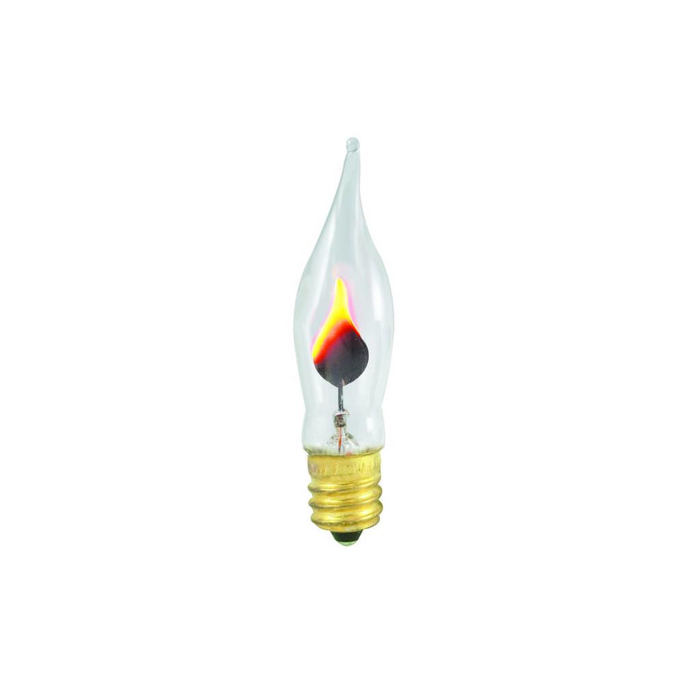 Bulbrite 410303 3 Watt CA5 Incandescent White Flicker Flame