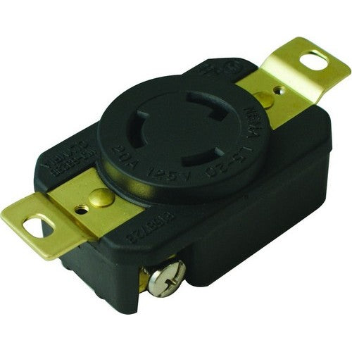 Morris Products 89739 20A 125V Twist Lock Receptacle