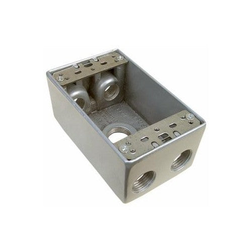 Morris Products 36050 WP Box 5-1/2 inch Holes Gray