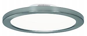 Satco S9884 LED Fixture 7 inch Flush Mount  - 12 Watt -  Round -  Polished Nickel Finish