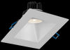 Lotus LED Lights LSG3-27K-5SSL-WH 5 Inch Square Sloped Regressed Gimbal LED Downlight - 7.5 Watt - 2700 Kelvin  - 620 Lumen - White Trim - 38 Degree Beam Spread - Type IC Air-Tight Wet ES CRI 90+