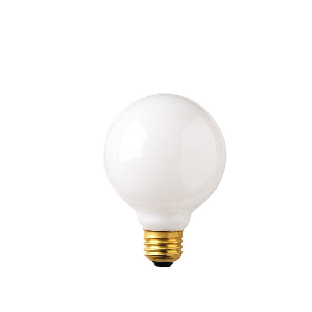 Bulbrite 340025 25 Watt G30 Incandescent White Globe