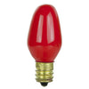 Incandescent - C7 Colored Night Light - 7 Watt -Red - Red