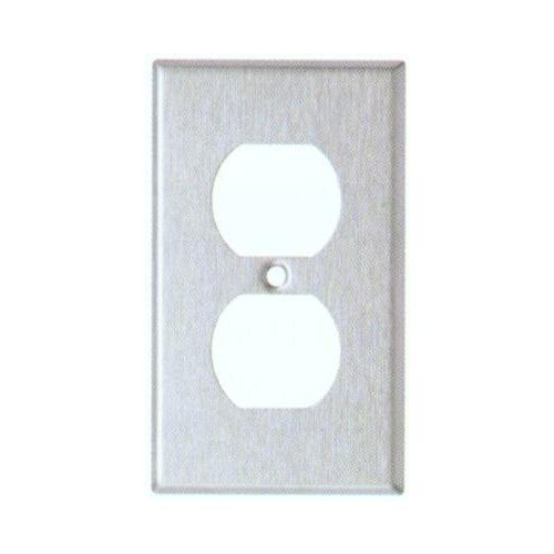 Morris Products 83730 SS Oversize 1Gang Duplex Recep