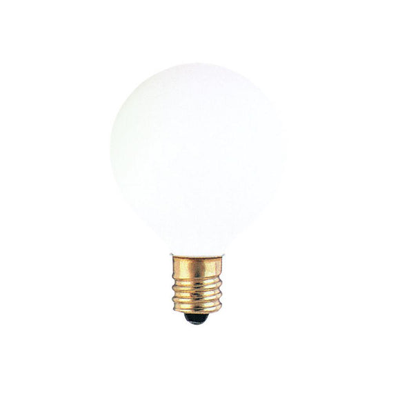 Bulbrite 300010 10 Watt G12 Incandescent White Globe