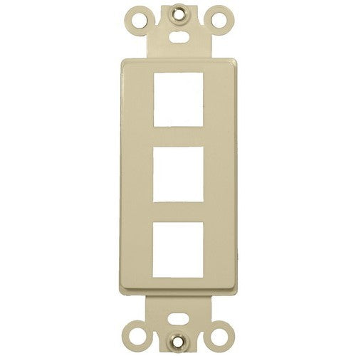 Morris Products 88106 3 Port Decorative Frame-Ivory