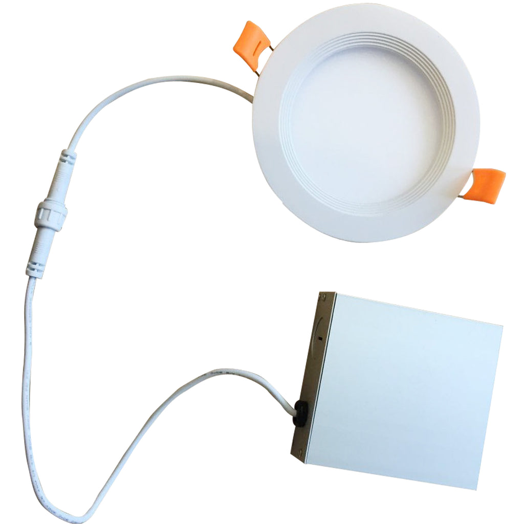 BULBRITE 773240 9 Watt 4 Inch Regressed LED Downlight - 2700 Kelvin Warm White - 650 Lumens - White - 120 Volt