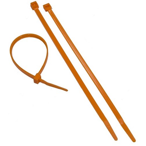 Morris Products 20637 Orange Nylon Cable Ties