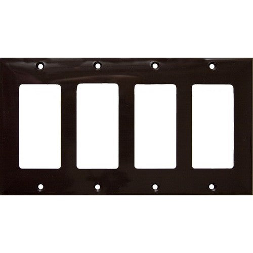 Morris Products 81142 Brown 4 Gang Decor/GFCI