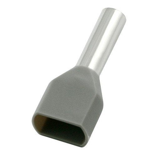 Morris Products 12789 2-#12 Gray Twin Nylon Ferrule (Pack of 100)