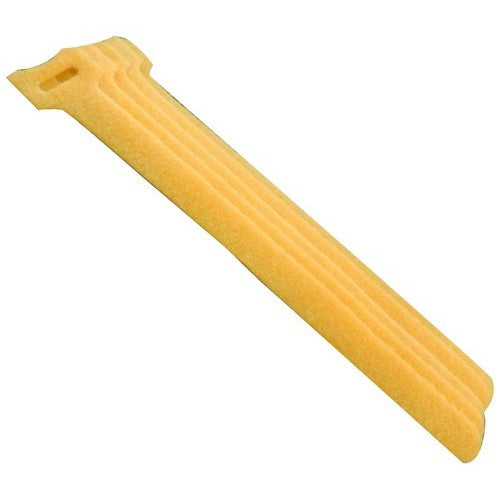 Morris Products 20976 8-1/4 inch Yellow Self Stick Tie (Pack of 10)