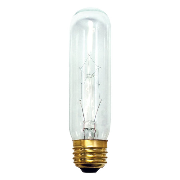 Bulbrite 704115 15 Watt T10 Incandescent White Tubular