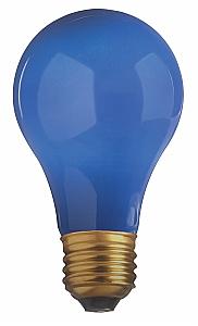 Satco S4981 Incandescent A19 Blue