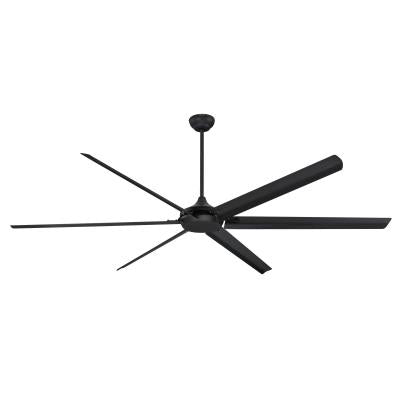 Westinghouse 7224800 Indoor Ceiling Fan - DC Motor - 100 inch - Matte Black Finish - Black Blades