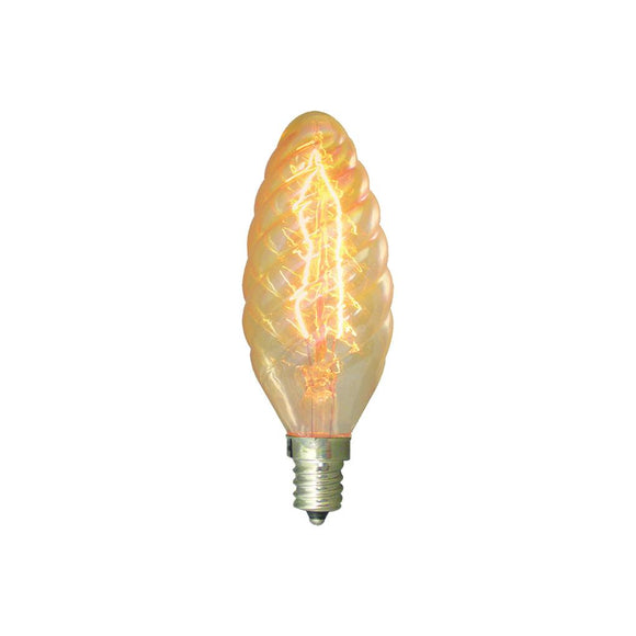 Bulbrite 41301515 Watt Incandescent B11 Amber Torpedo Nostalgic