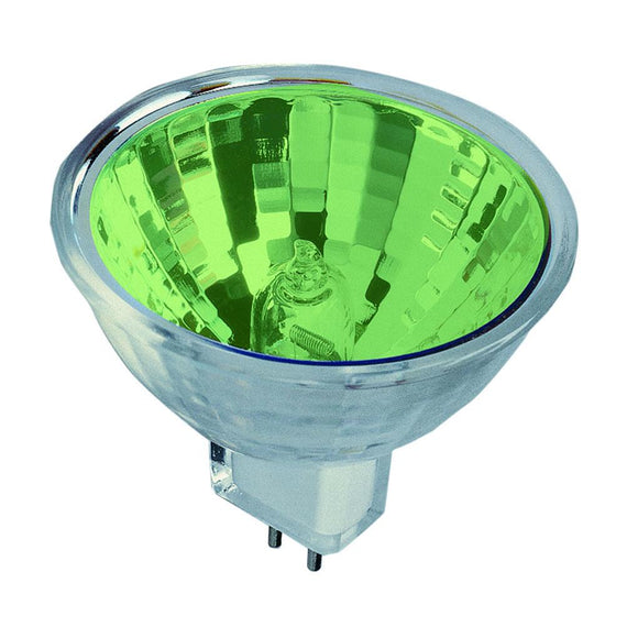 Bulbrite 637250 50 Watt MR16 Halogen Green Flood