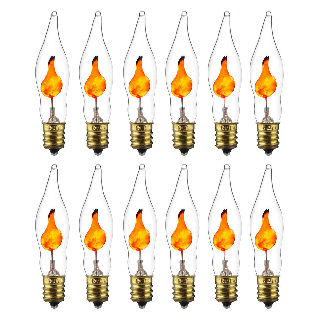 Sunlite 01506-SU - 3CFC/P Incandescent  Petite Flicker Bulb