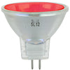 Halogen - Colored MR11 Mini Reflector - 20 Watt -Red - Red