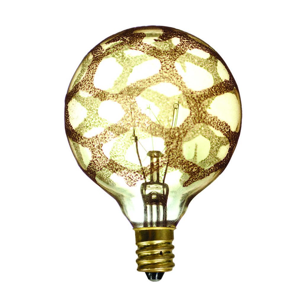 Bulbrite 144026 40 Watt G16 Incandescent Amber Marble