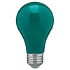 Satco S14986 - 8 Watt A19 LED Ceramic Green