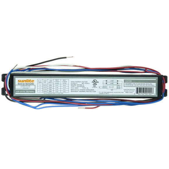 Sunlite  40155-SU - SB232MV Multi Volt Electronic Ballast