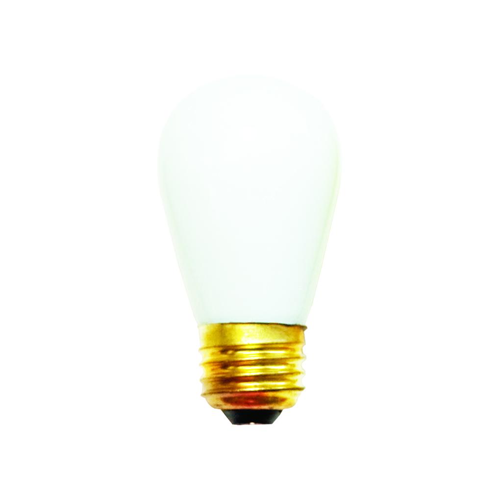 Bulbrite 701911 11 Watt S14 Incandescent White Sign Frost