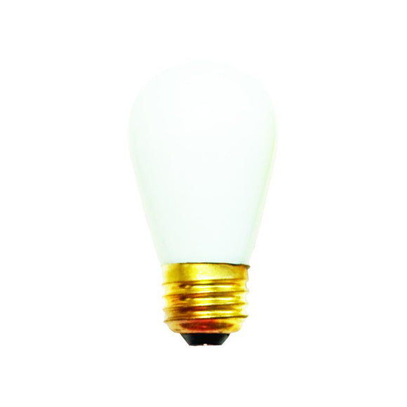 Bulbrite 701911 11 Watt S14 Incandescent White Sign Frost