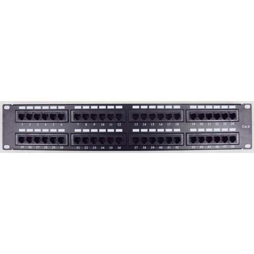 Morris Products 88446 Cat 6 Patch Panel 48 Port