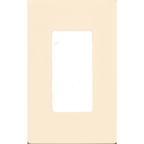 Morris Products 80903 Decorative Screwless Wallplate Almond - A good-looking, unbreakable Decorative Screwless Wallplate.