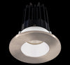 Lotus LED-2-S15W-5CCT-2RRWH-2RTBN-24D 2 Inch Round Recessed LED 15 Watt Designer Series - 5CCT Selectable - 1000 Lumen - 24 Degree Beam Spread - White Reflector - Brushed Nickel Trim