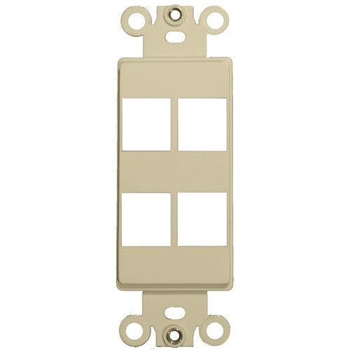 Morris Products 88108 4 Port Decorative Frame-Ivory