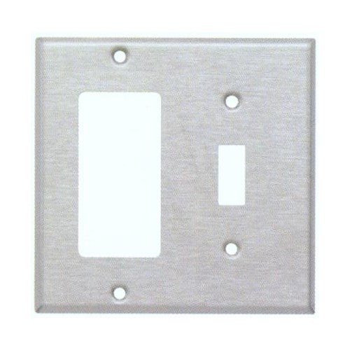 Morris Products 83430 SS 2 Gang 1SW 1GFCI Metal 3