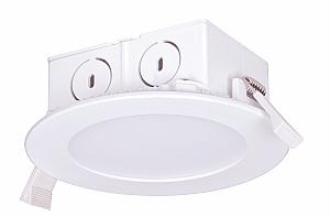 Satco S9057 - LED Downlight Retrofit - 4 Inch - 8.5 Watt - 4000 Kelvin - White Finish