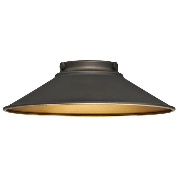 Westinghouse 8506900 Oil Rubbed Bronze and Metallic Bronze Interior Shade - 2.25 Inch Fitter