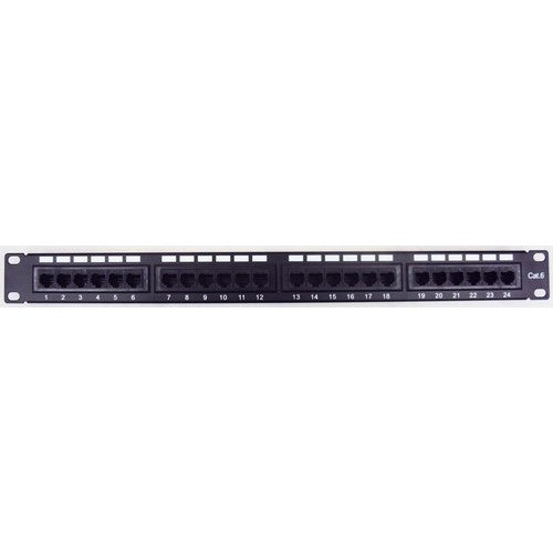 Morris Products 88444 Cat 6 Patch Panel 24 Port