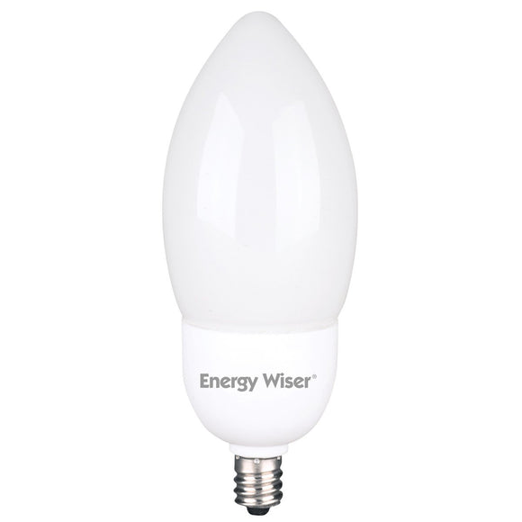 Bulbrite 513009 7 Watt B11 Compact Fluorescent White Torpedo