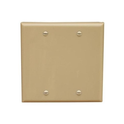 Morris Products 81745 IV Mid 2 Gang Blank Wallplate