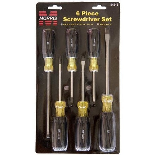 Morris Products 54216 6 Piece Screwdriver Set