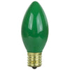 Incandescent - C9 Colored Night Light - 7 Watt -Green - Green