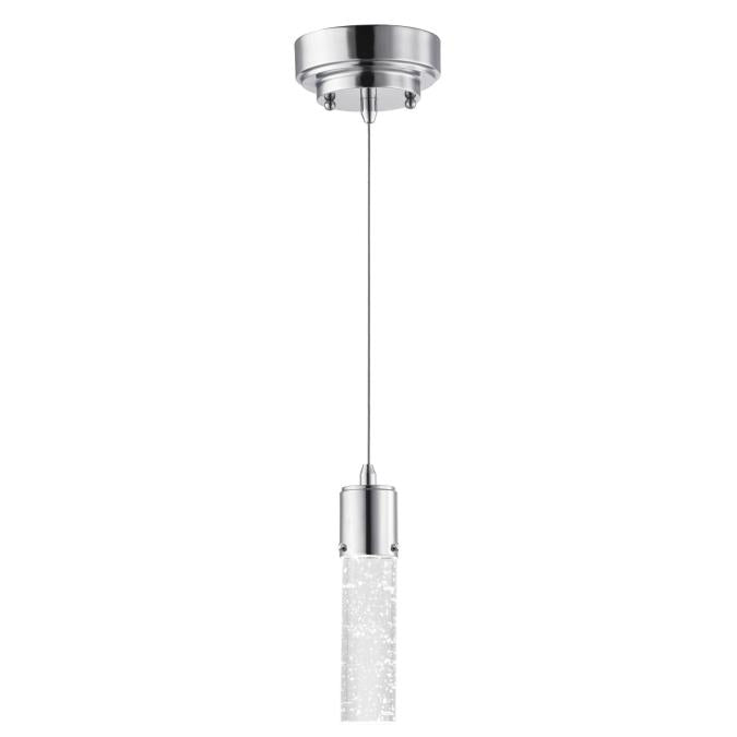 Westinghouse 6307900 1 Light LED Mini Pendant Chrome Finish with Bubble Glass - Dimmable