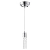 Westinghouse 6307900 1 Light LED Mini Pendant Chrome Finish with Bubble Glass - Dimmable