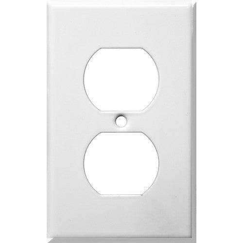 Morris Products 83212 Wh 1 Gang Receptacle Metal