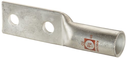 Morris Products 94390 2MLLC500-1/2 Cu 2 Hole Lug